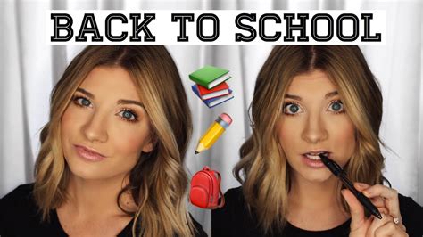 Quick And Easy Back To School Makeup Tutorial Katiecreepzalot Youtube