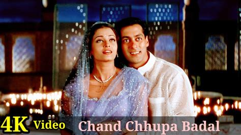 Chand Chhupa Badal Mein 4k Video Song Hum Dil De Chuke Sanam Salman