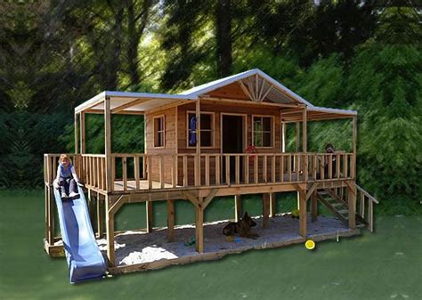 Backyard Clubhouse Cool Clubhouse Would Love To Try To Build This For