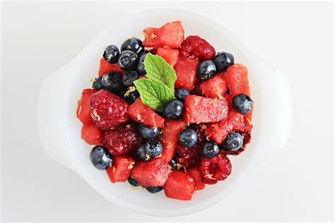 Summer Fruit Salad With Cinnamon Honey Syrup Recipe Home Cooking Memories