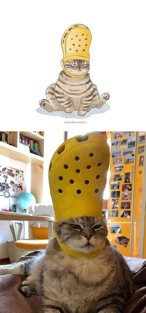 Gambar kucing comel untuk mewarna. 11 Gambar Lukisan Kucing Yang Comel Dan Menarik