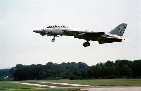 A Fighter Squadron 101 Vf 101 F 14a Tomcat Aircraft Takes Off Nara