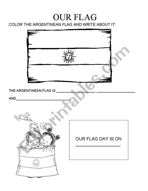 Flag Day Argentina Esl Worksheet By Gahe F