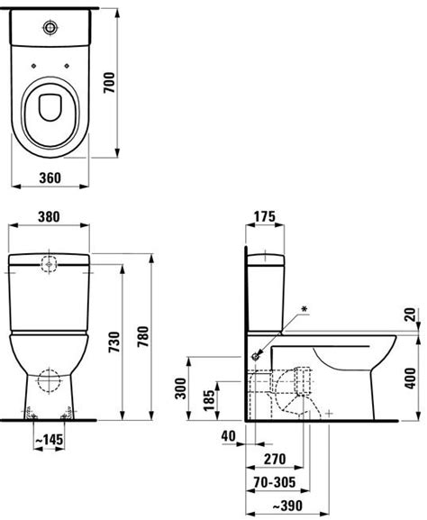 Laufen Pro Close Coupled Wc Suite Back To Wall Bathroom Supplies Online