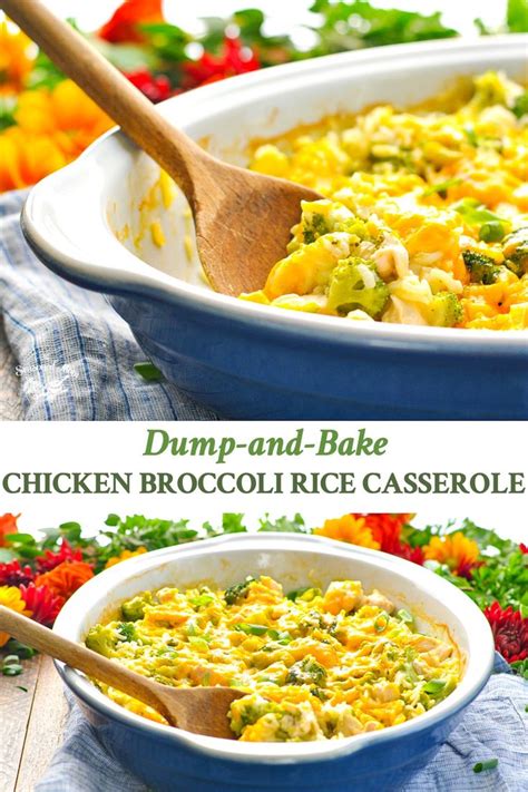 Dump And Bake Chicken Broccoli Rice Casserole Recipe Chicken