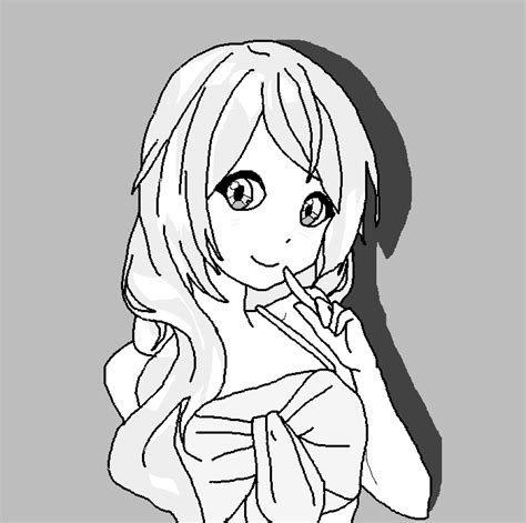 Pixilart Posing Anime Girl Base By Oceanmisty