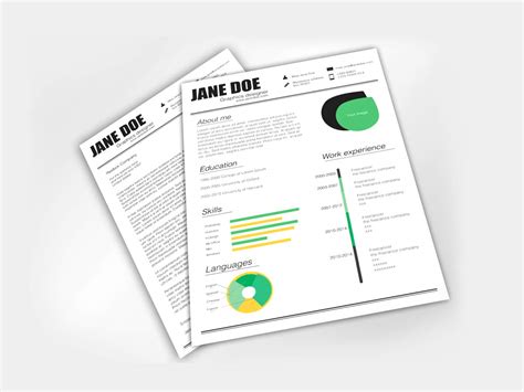 Infographic Resume Template In Word Format Setresume
