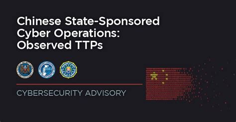 Nsa Cisa And Fbi Detail Chinese State Sponsored Actions Mitigations