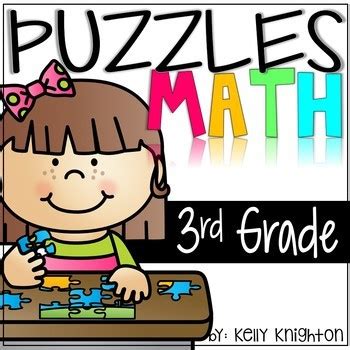 Make 3rd grade math fun by making it a math game with grade 3 mad minutes! 3rd Grade Math Center Puzzles by Kelly Knighton | TpT