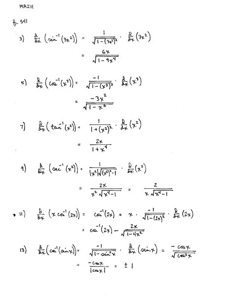 Practice Problems With Resolution Calculus Ii Math 211