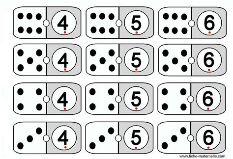Jeu De Dominos Jeux Mathématiques Mathématiques Jeux Maternelle