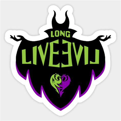 Long Live Evil Long Live Evil Sticker Teepublic
