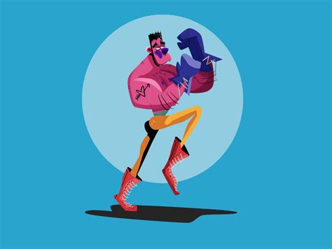 Boxing Cartoon Character Design Animated Characters Character Design