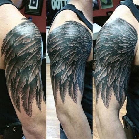 Flügel Upper Arm Tattoo Cover Shoulder Cover Up Tattoos Arm Cover Up Tattoos Upper Arm
