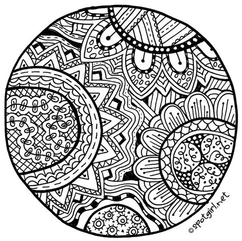 83 Printable Easy Zentangle Coloring Pages Pamaladerrin