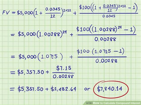 How To Calculate Compound Interest 15 Steps With Pictures Compound