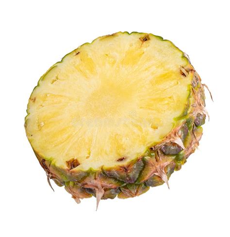 Pineapple Isolated On White Background With Clipping Path Stock Photo