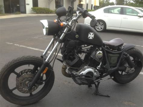 I had this virago 700 half a dozen years ago, but i didn't really end up liking the struts, dual carbs, or the excessive wiring. 1989 Yamaha Virago XV1100 Chopper Bobber
