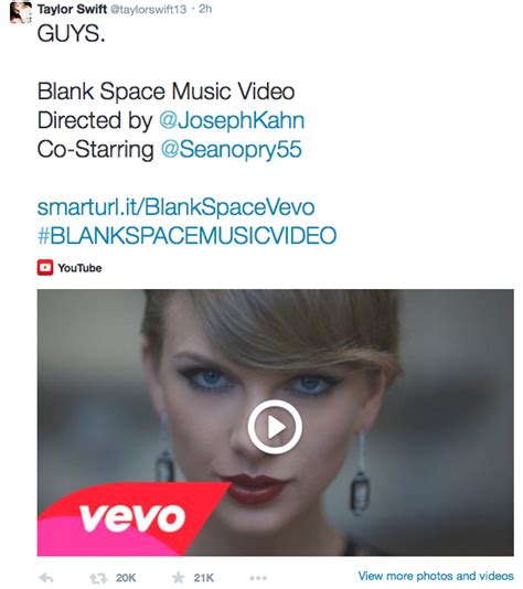 Taylor Swifts Blank Space Music Video Debut Inkwell Co