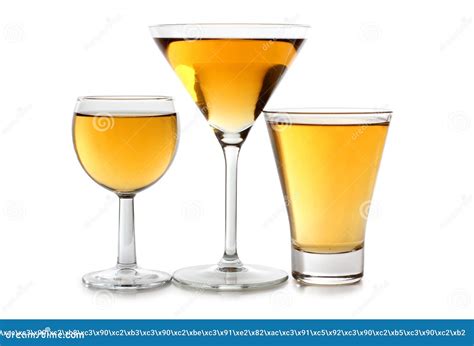 Glasses Of Yellow Wine Stock Image Image Of Fresh Liqueur 23788113