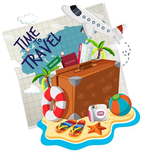 Time To Travel Logo 292829 Vector Art At Vecteezy