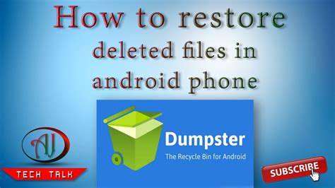 How To Restore Deleted Files In Android Phone Youtube