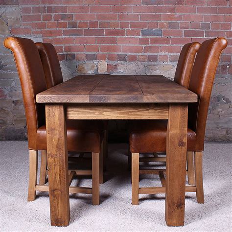 The cheapest offer starts at £55. solid wood dining table by h&f | notonthehighstreet.com