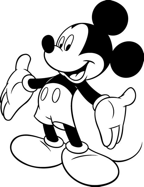 Parque Pila De Roble Dibujos De Mickey Mouse Para Colorear Caligrafía