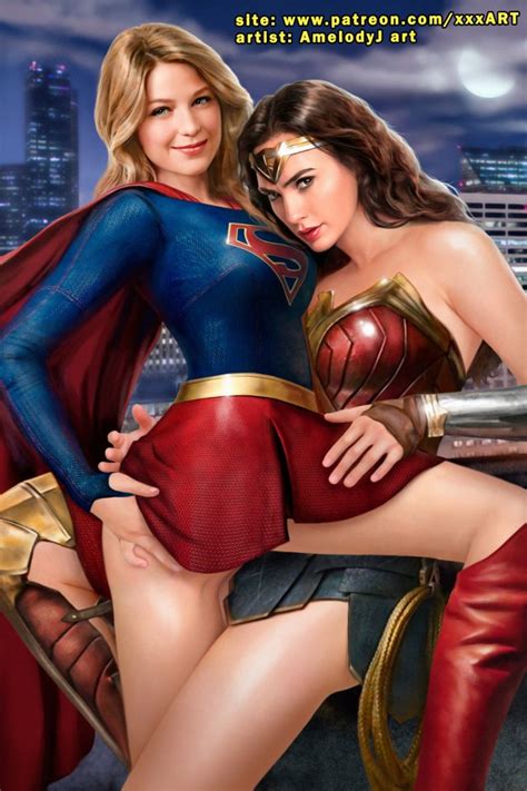 Supergirl Vs Wonder Woman By Marsj On Deviantart Sexiezpicz Web Porn