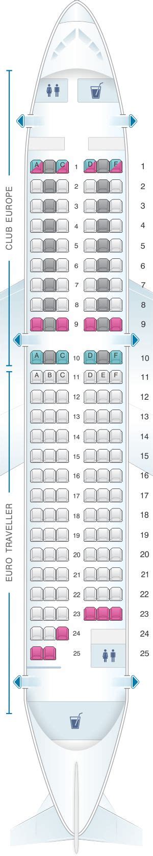 Seat Map British Airways Boeing B737 400 Domestic Layout C31