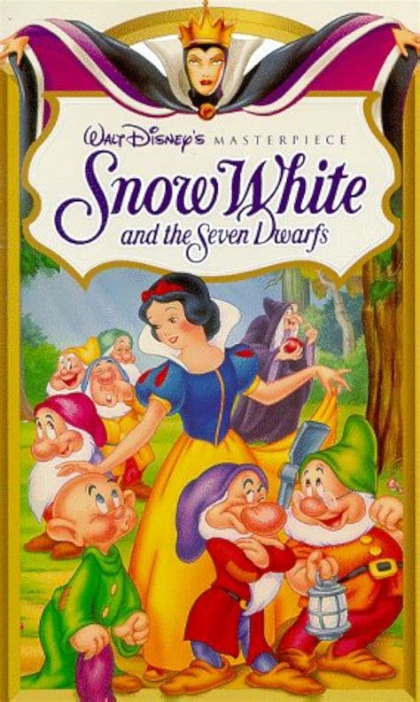 Snow White And The Seven Dwarfs Walt Disneys Masterpiece On Vhs With