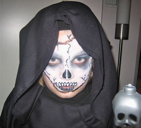 Grim Reaper Love To Do The Face Paint My Biggest Passion Halloween
