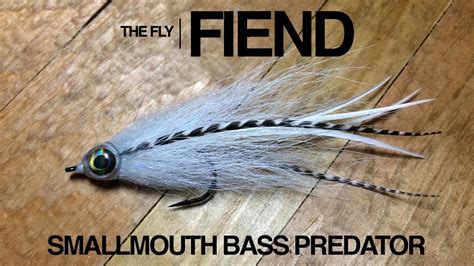 Smallmouth Bass Predator X Fly Tying Tutorial The Fly Fiend Youtube