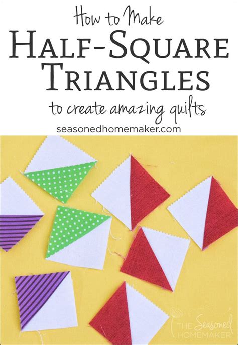 How To Make Easy Half Square Triangles Artofit