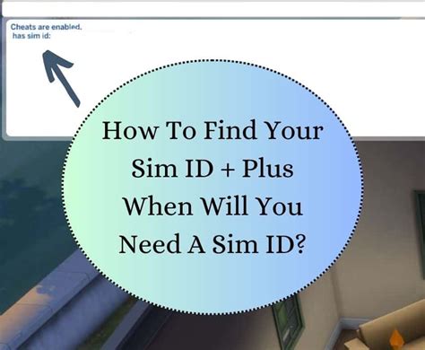 how to find sims id the easy way what is a sim id