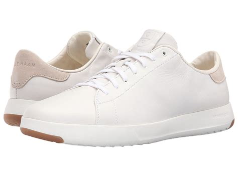 Cole Haan Grandpro Tennis Leather Sneakers In White For Men Save 1