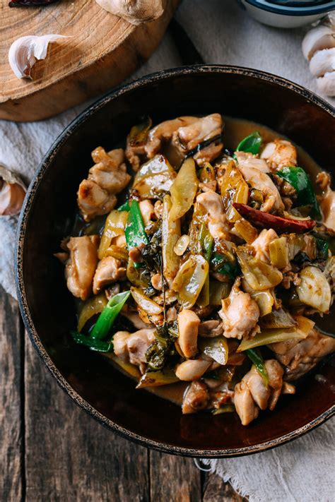 Cantonese Chicken With Pickled Mustard Greens The Woks Of Life