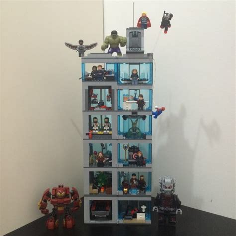 Moc Lego Avengers Tower Toys And Games On Carousell