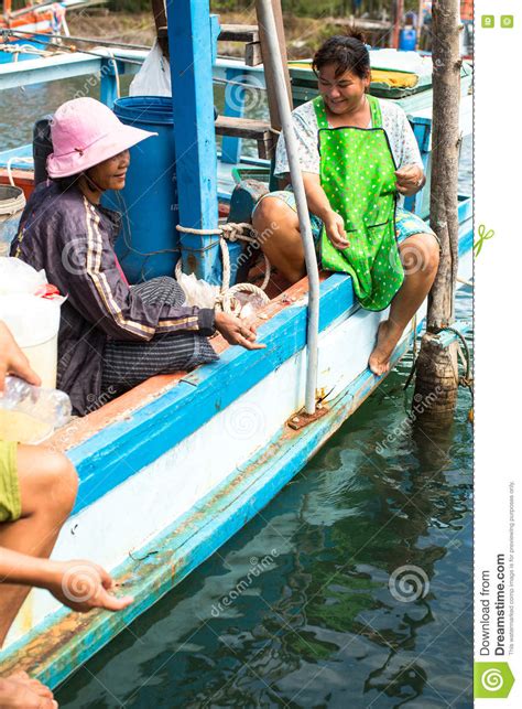 Locals In Fisherman S Village Island Is On Gulf Of Thailand Editorial