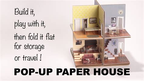 Introducing The Pop Up Paper House Youtube