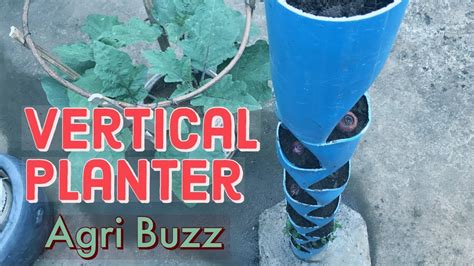 How To Make Vertical Planter Tower From Pvc Pipe Youtube