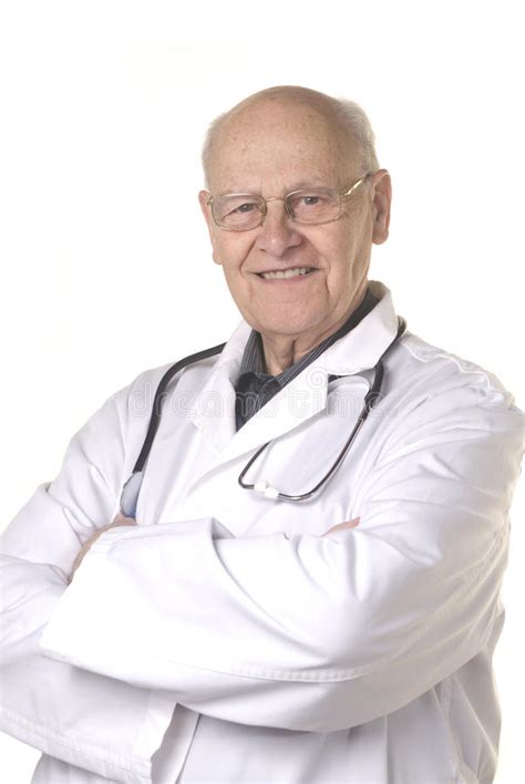 Portrait of a Senior Doctor Stock Photo - Image of professional ...