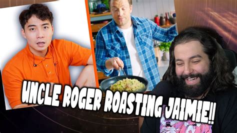 Reacting To Uncle Roger Roasting Jaimie Olivers Fried Rice Youtube