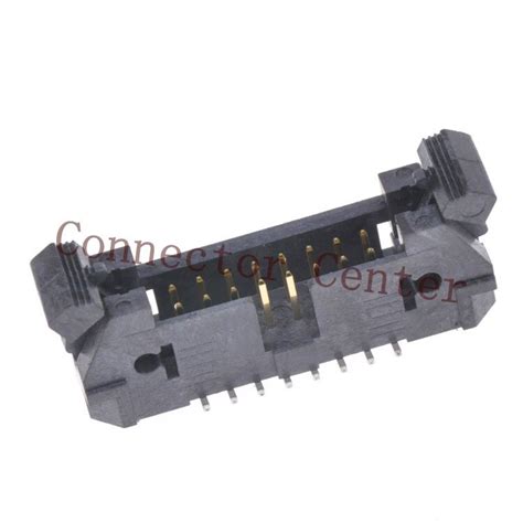 Shrouded Idc Ejector Header Ide Connector For Samtec 254mm Pitch 16pin