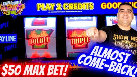 High Limit Slot Machines And Up To 50 Max Bets Nice Session On 3 Reel