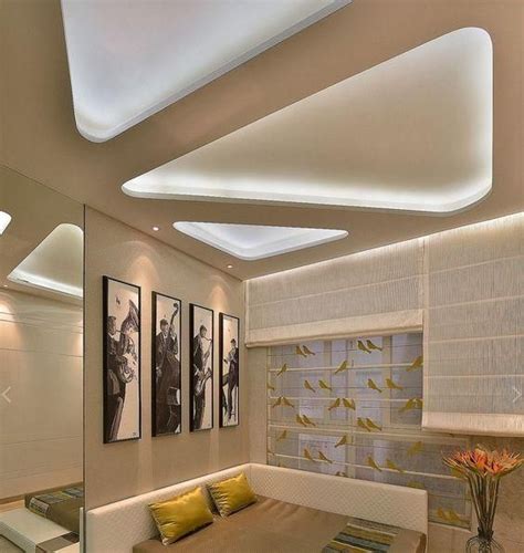 Plasterboard ceiling, false ceiling designs for bedroom ceiling lighting. Heads High with LED Light Strips Design | Bedroom false ...