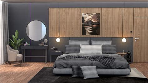 Modern Bedroom 3d Model By Damicelo