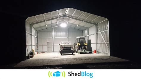 Shed Lighting Matters Plan Now So Youre Not In The Dark Steel