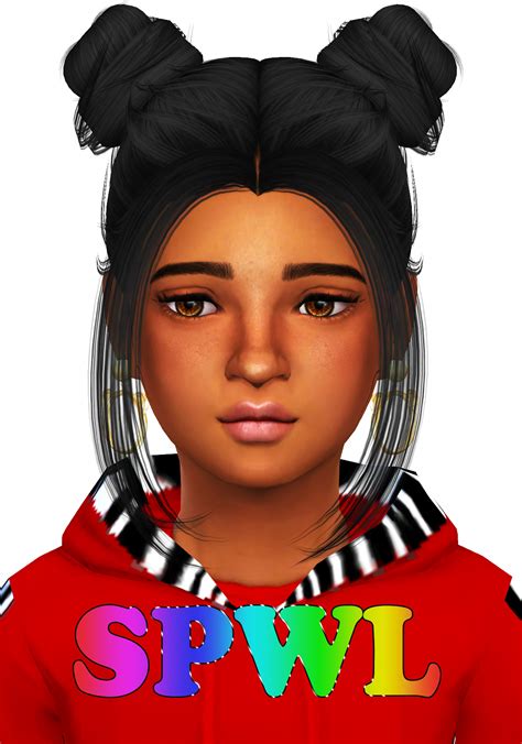 Collection Of Sims 4 Kids Hair Cc Sims 4 Nexus Cazy Unofficial Kids Version At Simiracle 187