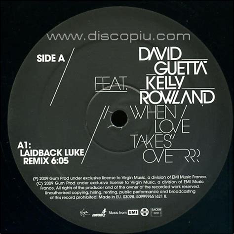 David Guetta Feat Kelly Rowland When Love Takes Over Laidback Luke